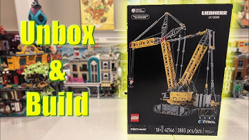 LEGO 42146 Liebherr Crawler Crane LR 13000 - Unbox & Build