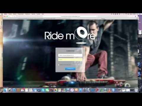 Tuto 1 Ride More Blue System - Connexion