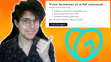Hoe u uw GoDaddy-browser kunt repareren, is een beetje ongebruikelijk