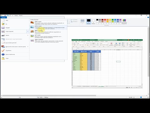 Video: Bir Excel grafiğini JPEG olarak nasıl kaydederim?