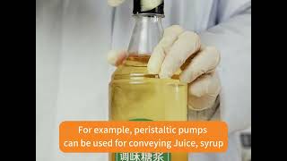Can peristaltic pumps deliver food and beverages?