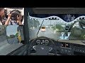 Scania R620 - Rainy Drive - Special Transport | Euro Truck Simulator 2 | Logitech g29 gameplay