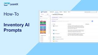 How To: Use Inventory AI Prompts in SAP LeanIX