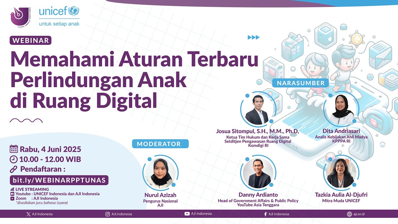Webinar: Memahami Aturan Terbaru Perlindungan Anak di Ruang Digital