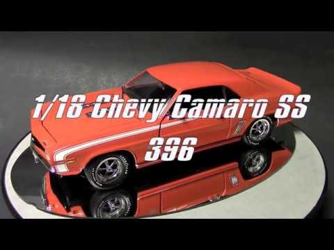 1/18 1969 Chevy Camaro 396 SS by Ertl, Review - YouTube