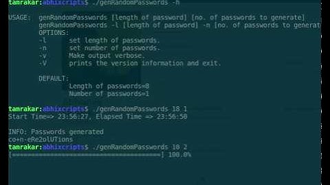 generate Random Passwords