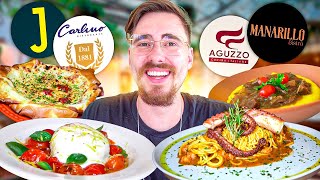 24 Horas Comendo Em Restaurantes Italiano