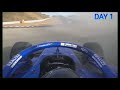 Jack Doohan crash compilation in super formula rookie test 