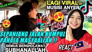 Download Lagu MASYAALLAH HEBAT❗❗PENGAMEN ANYER SHOLAWAT BARENG NENG SANTRI CANTIK  || Malaysia 🇲🇾 REACTION MP3