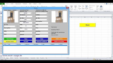 35_Create stock program with pictures in Excel itself. Button "Removal certificate" programming.