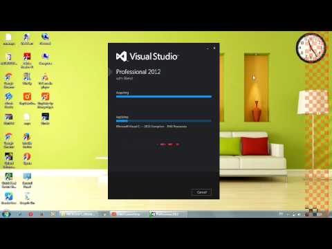 How to install visual studio pro 2012