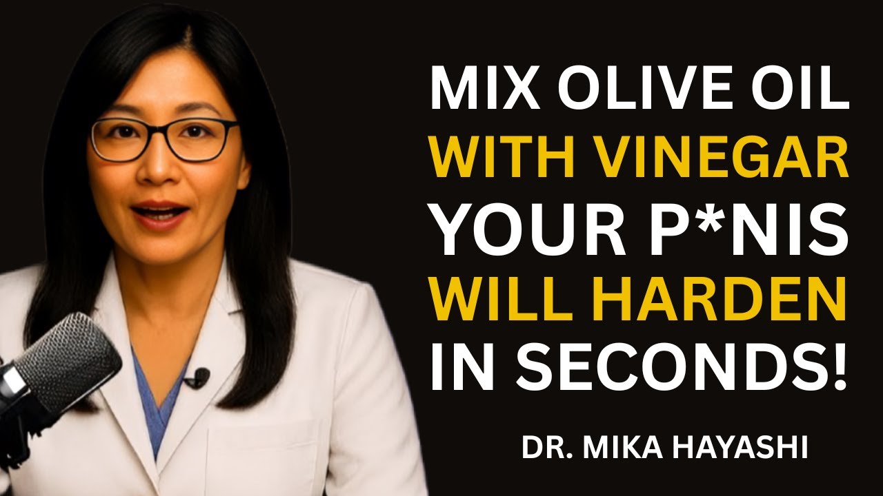 Senior Men: Olive Oil Is NOT Enough! Add Vinegar to Double Your Nitric Oxide and Stamina! | Dr. Mika