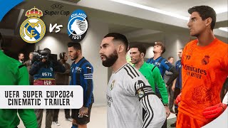 UEFA SUPER CUP FINAL 2024 REAL MADRID vs ATALANTA PES 2021| PREVIEW CINEMATIC TRAILER