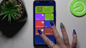 How to Enable / Disable Easy Mode on Huawei Mate 20 Lite | Simple Mode