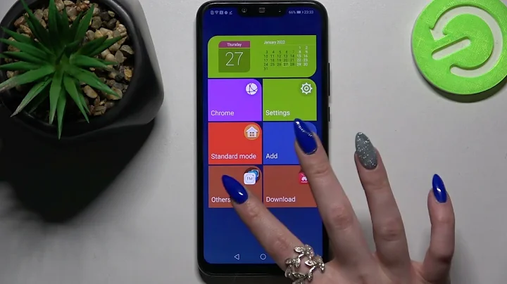 How to Enable / Disable Easy Mode on Huawei Mate 20 Lite | Simple Mode