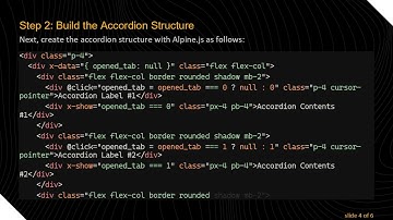 Create a Dynamic Accordion with Alpine.js: Allow Only One Open at a Time