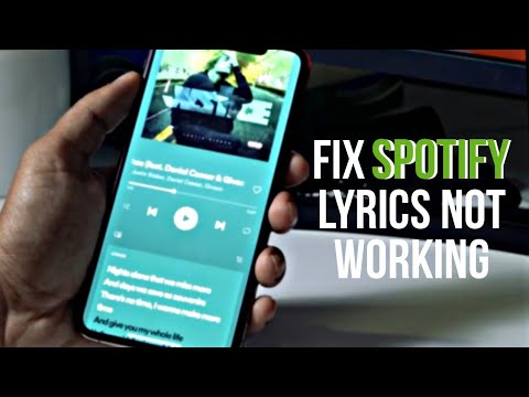 spotify lyrics açma