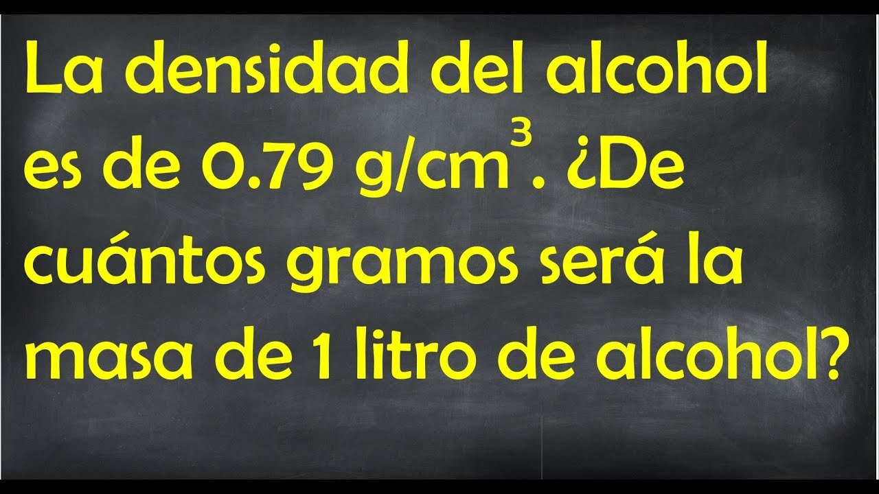 Quimica - Densidad Masa Volumen - Video 9 - YouTube