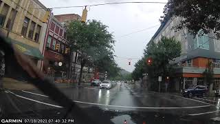 Bad Entitled North Carolina Driver Blocks Road On Green, Then Runs Red Light