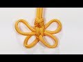 Paracord Tutorial: Butterfly Knot Parachute Cord Pendant For Necklace