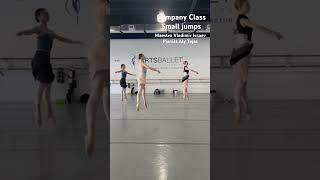 Company Class - Small Jumps Ballet Master: Vladimir Issaev #artsballet #abtfdancers