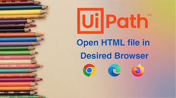 Automate with UiPath - Open HTML files in Desired Browser #uipath