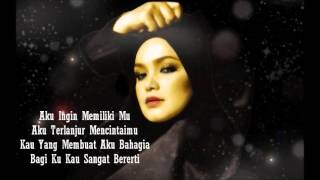 Siti Nurhaliza - Kau Sangat Bererti (Lyrics &  Music)