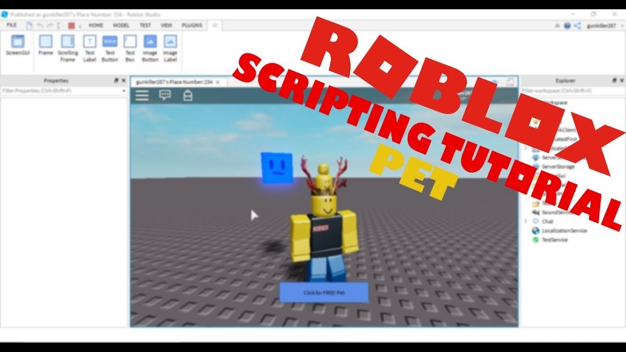 Roblox Pet Scripting Tutorial Youtube