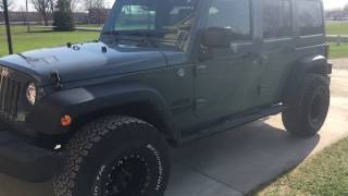 Jeep JK wrangler on 15 inch rims