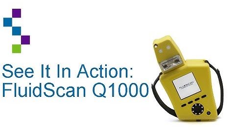 See it in action: FluidScan 1000 Oil Condition Monitoring
