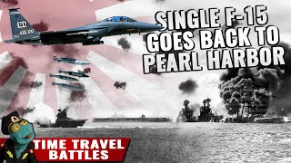A single F15 time travels to 1941 Pearl Harbor. How would the strike change?