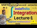 Indefinite Integration applied mathematics diploma second semester demo lecture, imp formulae