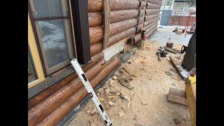 Замена венцов деревянного дома | Hiitola Stroy ru