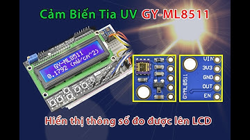 GY-ML8511 Mạch Cảm Biến Tia UV Bước Sóng 280 - 390nm Ngõ Ra Analog