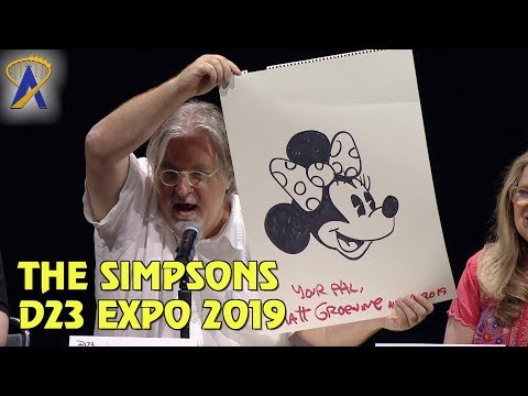 The Simpsons Panel Highlights from Disney's D23 Expo 2019