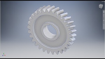 Học inventor cơ bản: Vẽ bánh răng nghiêng bằng inventor