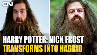Harry Potter: Nick Frost Transforms Into Hagrid in New Look at HBO Series