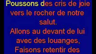 Video thumbnail of "Venez chantons avec allégresse"