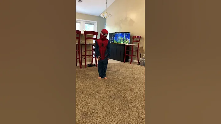 Bday Spider-Man dancing to Roses