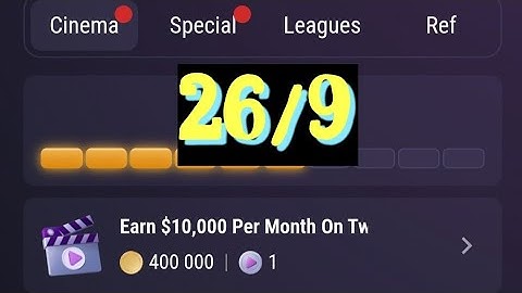 Earn $10,000 per Month on Twitch. 26  September Tap Swap Watch Daily Video Code  | Tapswap New Code