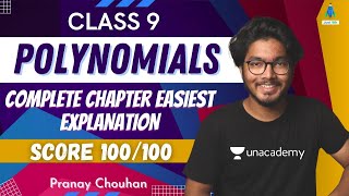 Polynomials Class 9 Complete Chapter Easiest Explanation | Score 100/100 | Just 9th | Pranay Chouhan