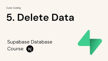 5. How to Delete Data in Supabase using Nextjs 15 Server Component & Server Action | React