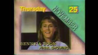 Cable Pay-Per-View November 1993 TV Commercial Sandlot, Benny and Joon, Cop and a Half Loaded Weapon