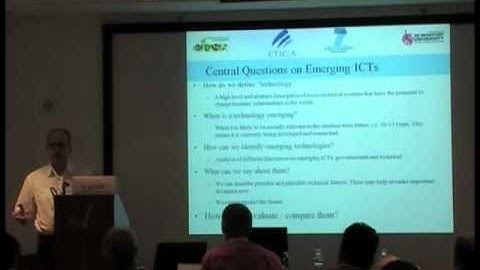 Prof. Bernd Carsten Stahl - The Ethics of Emerging ICT