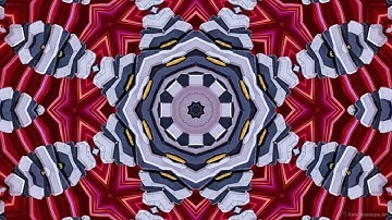 Kaleidoscope Video, Kaleidoscope Art, Geometric Kaleidoscope Journey | Calming Visual Art Music