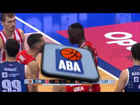 Ognjen Dobrić just being Ognjen Dobrić (Cibona - Crvena zvezda mts, 5.10.2020)