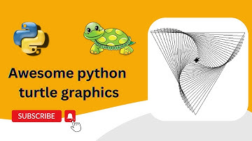 Python turtle graphics tutorial | Spiral Shape Design | Turtle graphics