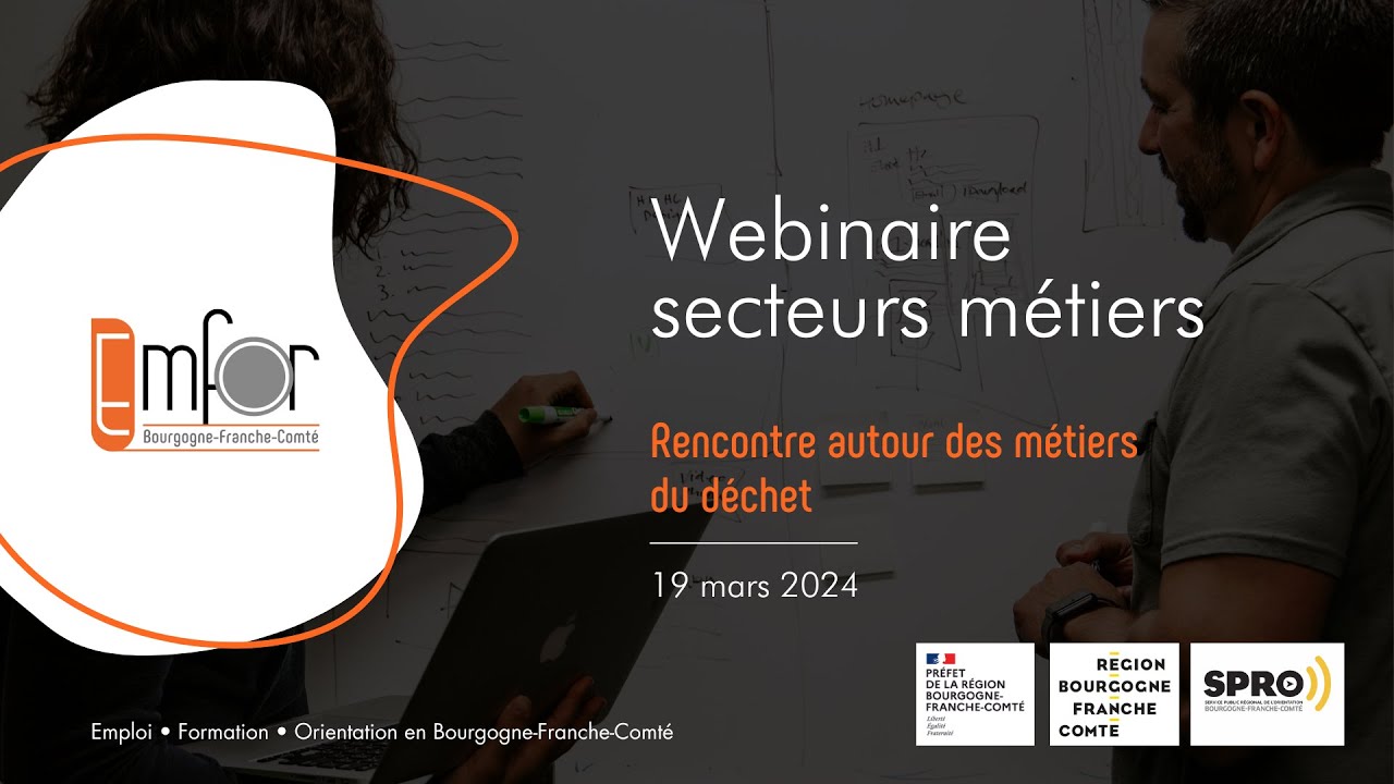 [WEBINAIRE] : Rencontre autour des métiers du déchet - YouTube