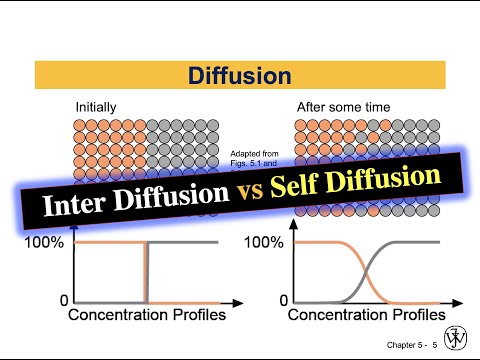Inter Diffusion vs. Self Diffusion, What is the Difference? | Intro to Diffusion | Dr Loay Al-Zube