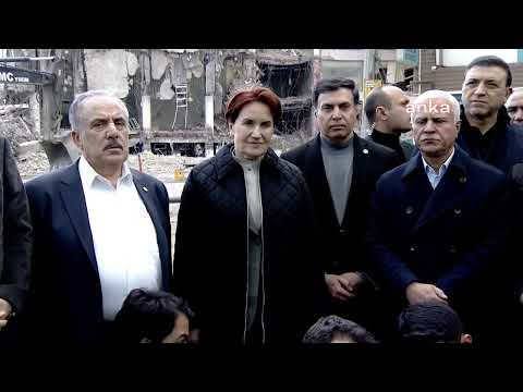 İYİ Parti Genel Başkanı Meral Akşener, Deprem Bölgesi Diyarbakır'da Açıklama Yapıyor | 20.02.2023